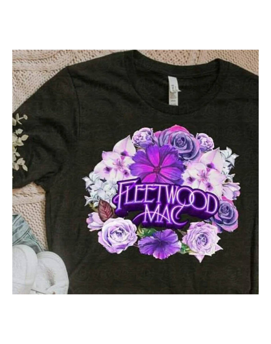 Fleetwood Mac Purple Flower T-Shirt